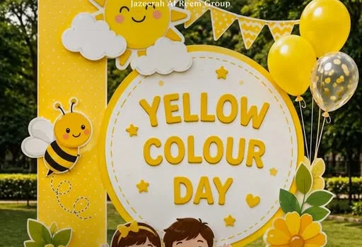 School event decoration with themed backdrop